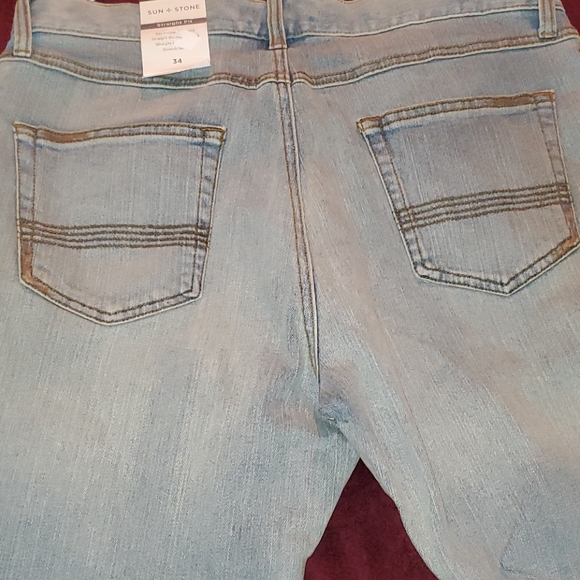 Sun+Stone Grime Wash Jeans 👖 - Picture 6 of 9